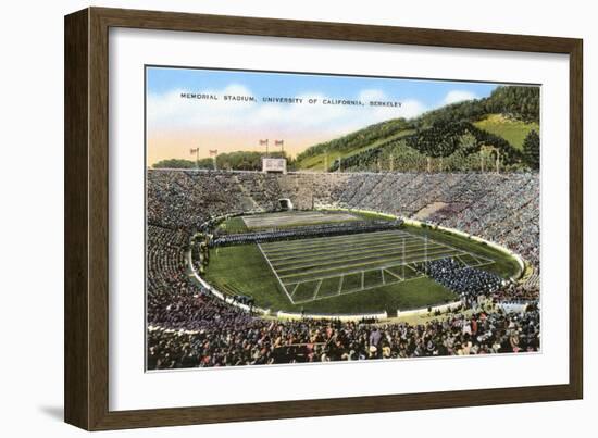 University of California Stadium, Berkeley-null-Framed Art Print