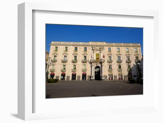 University of Catania, Piazza Universite, Catania, Sicily, Italy, Europe-Carlo Morucchio-Framed Photographic Print