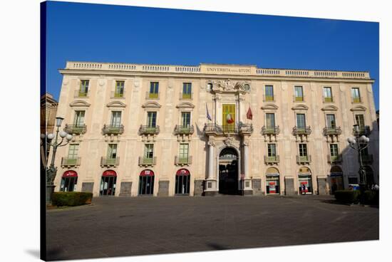 University of Catania, Piazza Universite, Catania, Sicily, Italy, Europe-Carlo Morucchio-Stretched Canvas