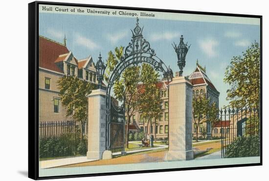 University of Chicago, Illinois-null-Framed Stretched Canvas