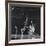 University of Kansas Basketball Player Wilt Chamberlain (C) Playing in a School Game, 1957-George Silk-Framed Photographic Print