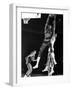 University of Kansas Basketball Star Wilt Chamberlain Playing in a Game-George Silk-Framed Premium Photographic Print