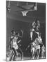 University of Kansas Basketball Star Wilt Chamberlain Playing in a Game-George Silk-Mounted Premium Photographic Print