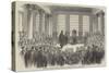 University of London, the First Conference of Degrees, in the Hall of King's College-null-Stretched Canvas