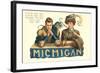 University of Michigan Cheer-null-Framed Art Print