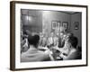 University of Michigan Medical School Students Playing a Game of Poker after Classes-Alfred Eisenstaedt-Framed Photographic Print