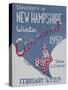 University of New Hampshire Winter Carnival Poster-null-Stretched Canvas