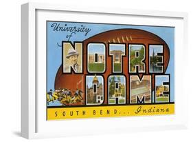 University of Notre Dame, South Bend, Indiana-null-Framed Art Print