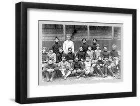 University of Pennsylvania Football Team, Philadelphia, Pennsylvania-null-Framed Photo