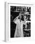 University of Pittsburgh Dr. Jonas Salk Examine Test Tube of Polio Virus Used to make Polio Vaccine-Alfred Eisenstaedt-Framed Premium Photographic Print