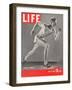 University of Southern California Track Star Payton Jordan Caught in Full Stride, June 19, 1939-Gjon Mili-Framed Photographic Print