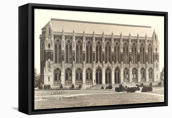 University of Washington Library-null-Framed Stretched Canvas