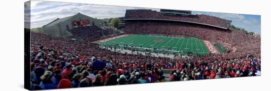 University of Wisconsin Football Game, Camp Randall Stadium, Madison, Wisconsin, USA-null-Stretched Canvas