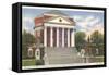 University Rotunda, Charlottesville, Virginia-null-Framed Stretched Canvas