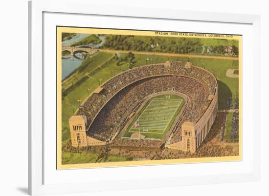 University Stadium, Columbus, Ohio-null-Framed Premium Giclee Print