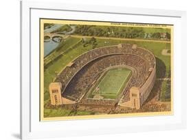University Stadium, Columbus, Ohio-null-Framed Premium Giclee Print