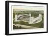 University Stadium, Evanston, Illinois-null-Framed Art Print