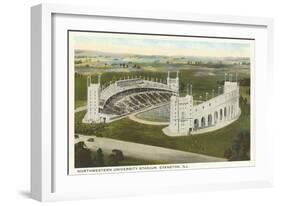 University Stadium, Evanston, Illinois-null-Framed Art Print