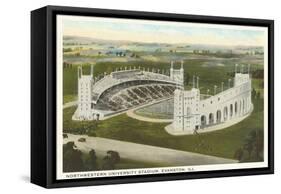 University Stadium, Evanston, Illinois-null-Framed Stretched Canvas