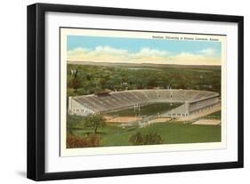 University Stadium, Lawrence, Kansas-null-Framed Art Print