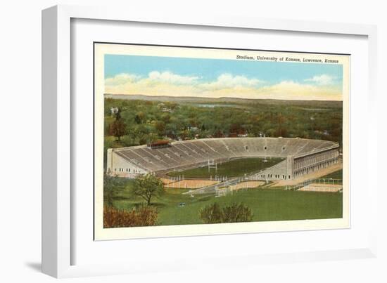 University Stadium, Lawrence, Kansas-null-Framed Art Print