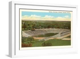 University Stadium, Lawrence, Kansas-null-Framed Art Print