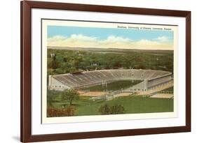 University Stadium, Lawrence, Kansas-null-Framed Art Print