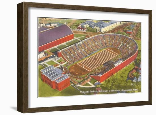 University Stadium, Minneapolis, Minnesota-null-Framed Art Print