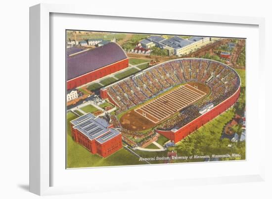 University Stadium, Minneapolis, Minnesota-null-Framed Art Print
