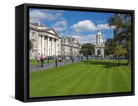 University Trinity College, Dublin, Republic of Ireland, Europe-Hans Peter Merten-Framed Stretched Canvas