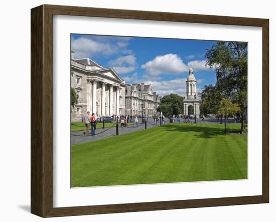 University Trinity College, Dublin, Republic of Ireland, Europe-Hans Peter Merten-Framed Photographic Print