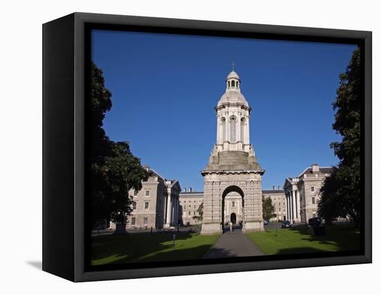 University Trinity College, Dublin,Republic of Ireland, Europe-Hans Peter Merten-Framed Stretched Canvas