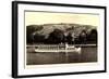 Unkel Rhein, Rheinhotel Länderhaus, Dampfer, Felder-null-Framed Giclee Print