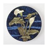 Charger - Calla Lily Pattern-Unknown 19th Century American Artisan-Stretched Canvas