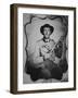 Unknown Confederate Soldier Posing in Photographer's Studio-American Photographer-Framed Giclee Print