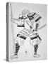 Unknown Japanese Warrior-Japanese School-Stretched Canvas