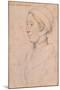 Unknown Lady (Anne Boley), 1536-Hans Holbein the Younger-Mounted Giclee Print