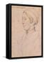 Unknown Lady (Anne Boley), 1536-Hans Holbein the Younger-Framed Stretched Canvas