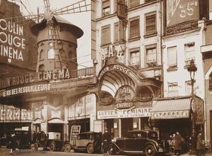 Moulin Rouge Theatre and Cin? - Paris, France by Unknown