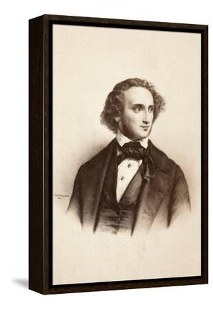 Portrait of Felix Mendelssohn-Bartholdy, 1860S (Print