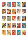 Pinup Girls I-unknown Pruitt-Stretched Canvas
