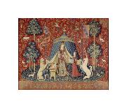 The Devonshire Hunting Tapestries; Boar and Bear Hunt, (late 1425-1430 (made) - 1430)-null-Laminated Giclee Print