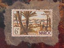 Maroc Stamp-unknown Walker-Mounted Art Print