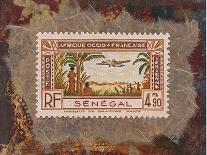 Maroc Stamp-unknown Walker-Framed Art Print