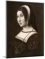 Unknown Woman, Formerly known as Margaret Tudor, C1520-Jean Perréal-Mounted Giclee Print