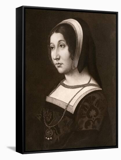 Unknown Woman, Formerly known as Margaret Tudor, C1520-Jean Perréal-Framed Stretched Canvas