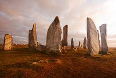 Callanish Standing Stones: Neolithic Stone Circle in Isle of Lewis, Scotland-unknown1861-Photographic Print