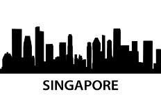 Skyline Singapore-unkreatives-Art Print