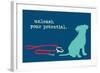 Unleash - Blue Version-Dog is Good-Framed Art Print