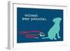 Unleash - Blue Version-Dog is Good-Framed Art Print